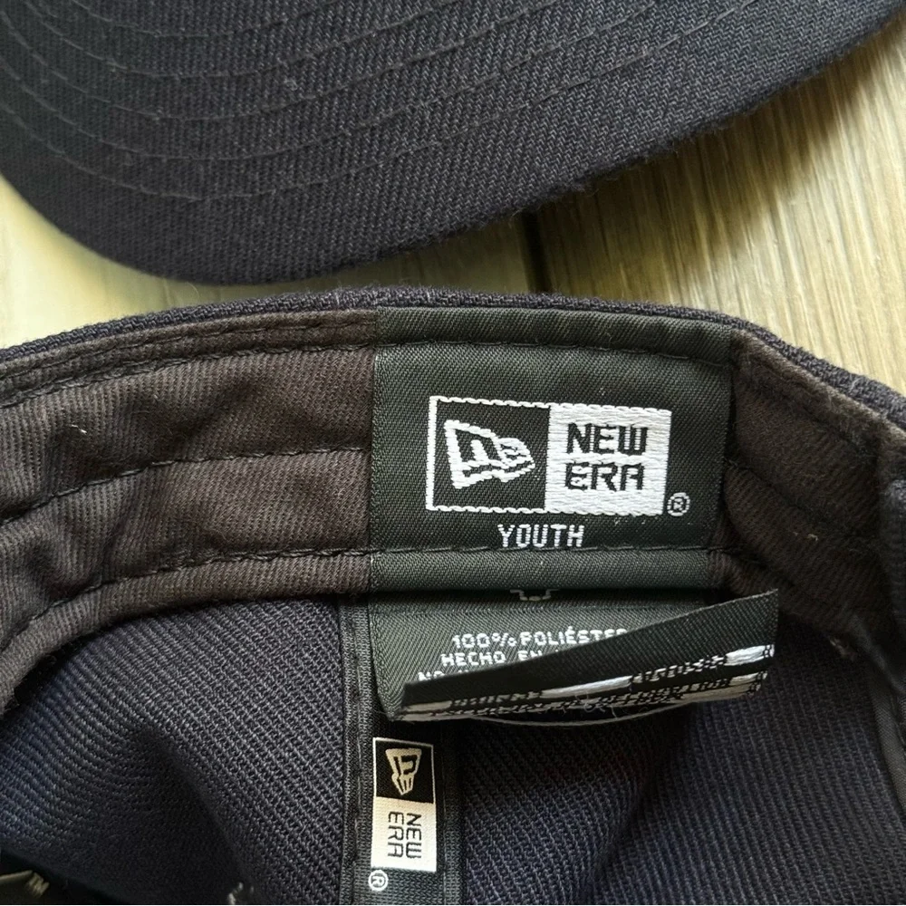 New Era Black and White Hats Classic Accessories